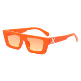 Fashion Flat Top Rectangle Sunglasses