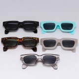 Fashion Rectangle Shades Sunglasses