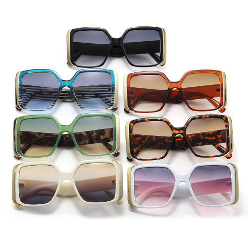Square Gradient Shades oversized Sunglasses
