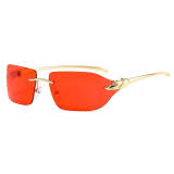 Panther Y2K Rimless Sunglasses