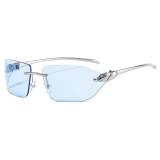 Panther Y2K Rimless Sunglasses