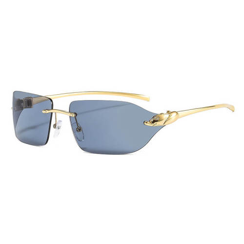 Panther Y2K Rimless Sunglasses