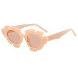 Women Flower Cat Eye Sunglasses