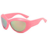 Oval Sport Wrap Y2K Sunglasses
