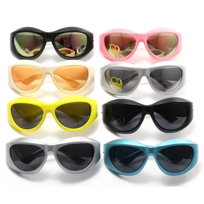 Oval Sport Wrap Y2K Sunglasses