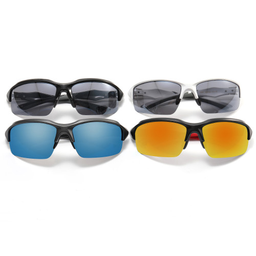 Polarized Half Frame Sports Sunglasses