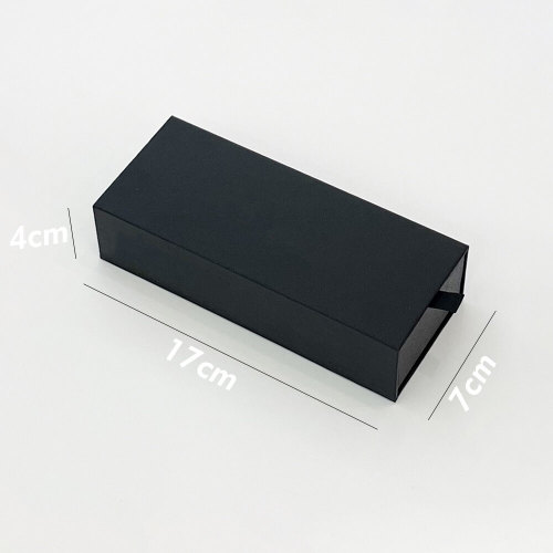100 Pack - Black Cardboard Sleeve Boxes for Glasses