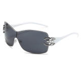 Cool Girl Y2K Shield Sunglasses