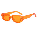 Orange Rectangle Sunglasses