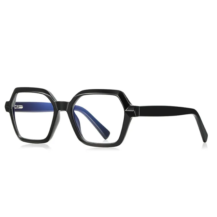 Oversized Polygon Blue Light Blocking Glasses