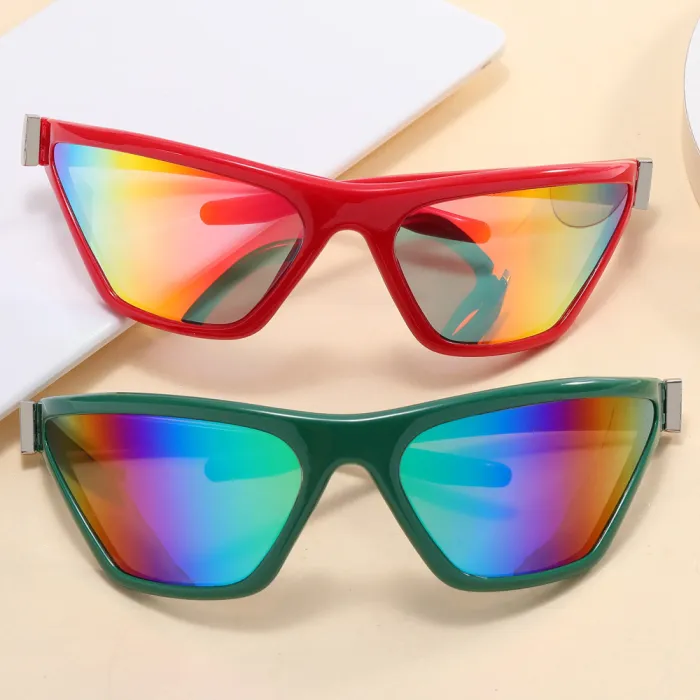 Retro Cat Eye Outdoor Cycling Sporty Y2K Sunglasses