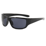 Retro Rectangle Outdoor Cycling Sporty Y2K Sunglasses