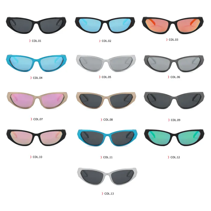 Polarized  Y2K Oval Outdoor Cycling Sporty Sunglasses