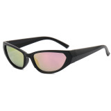 Polarized  Y2K Oval Outdoor Cycling Sporty Sunglasses