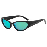 Polarized  Y2K Oval Outdoor Cycling Sporty Sunglasses