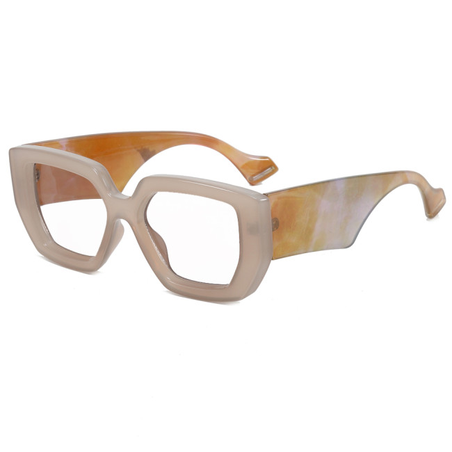 Chunky Solid Thick Frame Blue Light Blocking Glasses