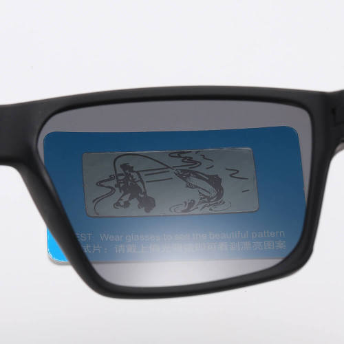 Polarized Rectangular Sports Sunglasses