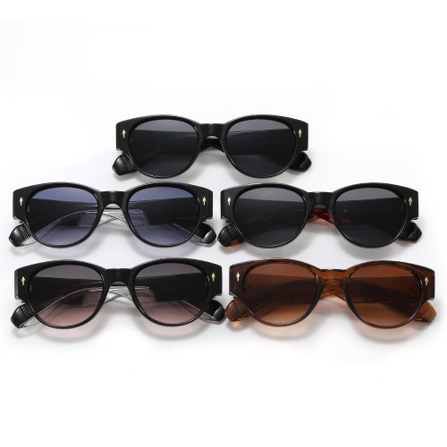 Women Polygon Cat Eye Sunglasses