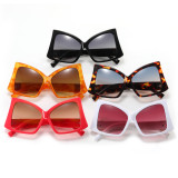 Square Butterfly Oversized Shades Sunglasses