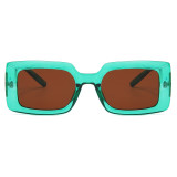 Rectangle Thick Rimmed Women Sunglasses