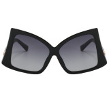 Square Butterfly Oversized Shades Sunglasses