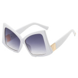 Square Butterfly Oversized Shades Sunglasses