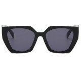 Polygon Oversized Square Cat Eye Sunglasses