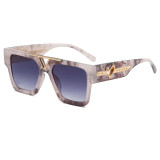 Gradient Shades Flat Metal Top Sunglasses