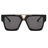 Gradient Shades Flat Metal Top Sunglasses