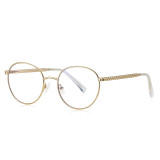 Metal Round Anti Blue Light Glasses