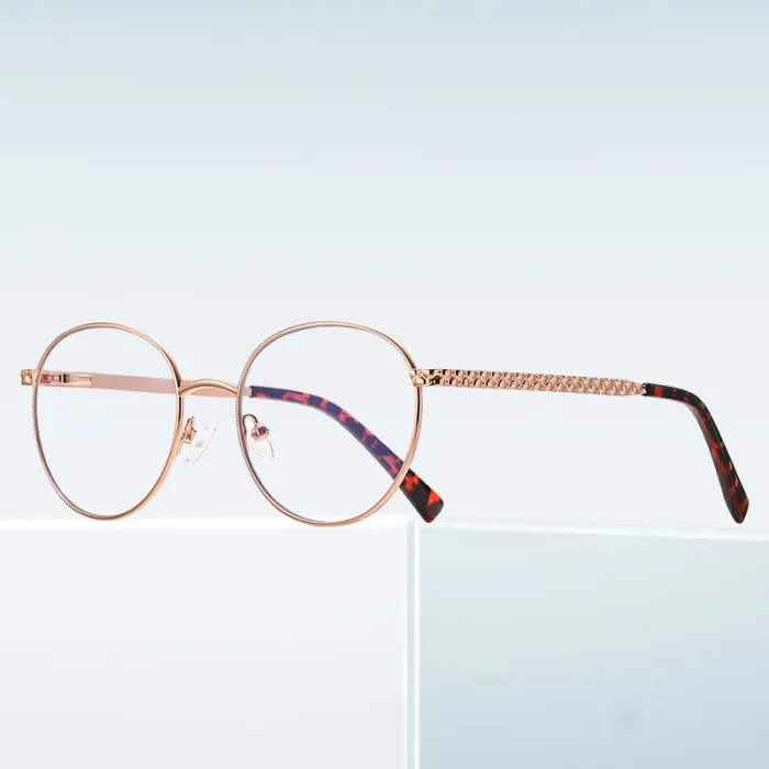 Metal Round Anti Blue Light Glasses