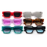 Chunky Square D Frame Sunglasses