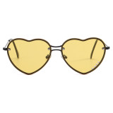 Heart Love Shades Metal Frame Sunglasses