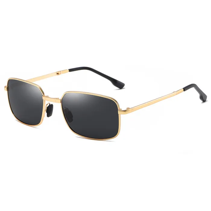 Men's Metal Polarized Photochromic Foldable Sunglasses