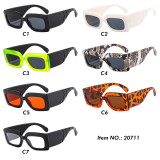 Rectangle Retro Thick Frame Sunglasses