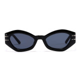 Retro Cat Eye Women Oval Sunglasses