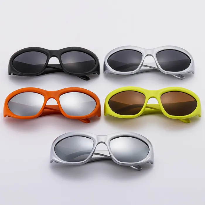 Sporty Oversize Y2K Oval Sunglasses