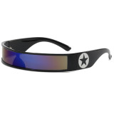 Y2K Cyberpunk Futuristic Sports Sunglasses