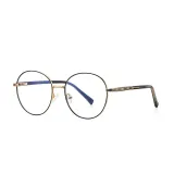 Round High Quality Blue Light Blocking Eyeglasses