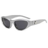 Y2K Oval Outdoor Cycling Sporty Sunglasses