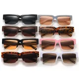 Half Frame Square UV400 Shades Sunglasses
