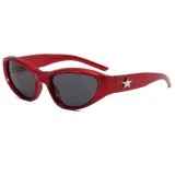 Y2K Oval Outdoor Cycling Sporty Sunglasses