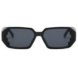 Retro Rectangle Street Shot Sunglasses