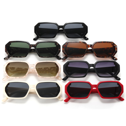 Retro Rectangle Street Shot Sunglasses