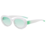 Retro Goggles Small Oval Sunglasses