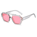 Flat Top Multiple Color All-match Sunglasses