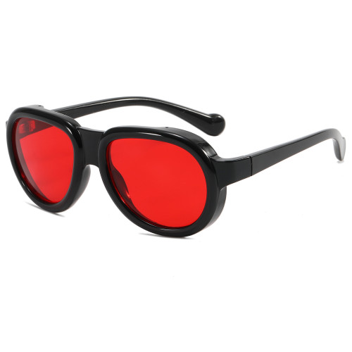 Big Frame Oval Shades Sunglasses