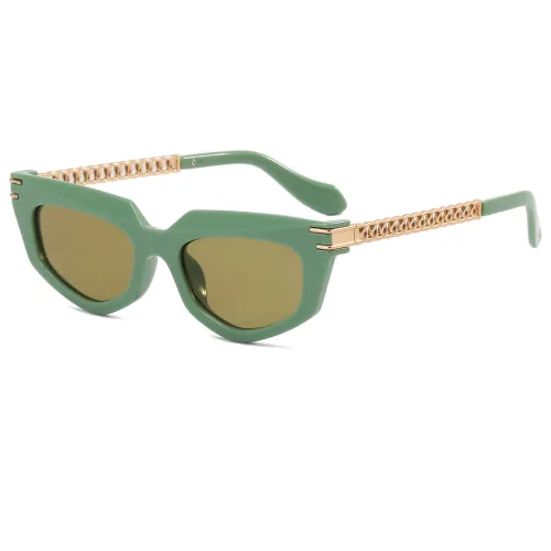 Cat Eye Polygon Shades Sunglasses