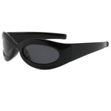Y2K Retro Small Oval Shades Polarized Sunglasses