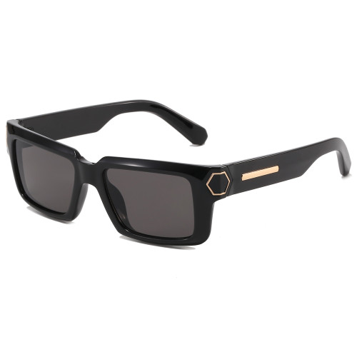 Classic Rectangle Thick Shades Sunglasses
